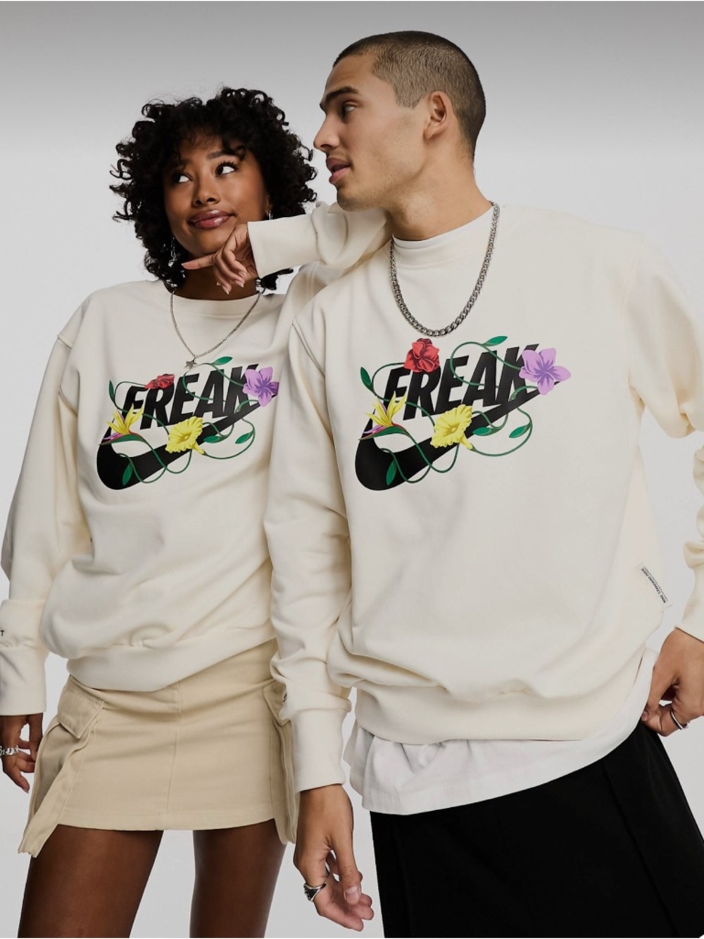 NIKE BASKETBALL GIANNIS FREAK FLORAL UNISEX SWEATSHIRT